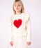 Children's printed cotton sweatshirt MILK Ecru