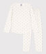 Little girls' cotton palm print pyjamas