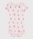 Baby Girls' Short-Sleeved Bodysuit