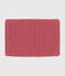 Children's fleece-lined knitted snood ROSEWOOD pink