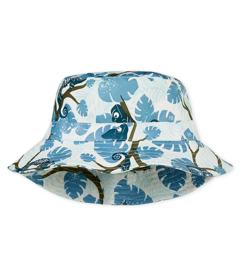Baby boys' printed sun hat MARSHMALLOW white/MULTICO white