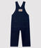 Unisex Baby's Long Denim Look Dungarees JEAN blue