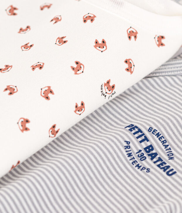 2 Pairs of Babies' Pyjamas multicolor