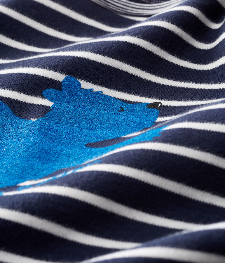 Baby Boys' Sailor Striped Long Jumpsuit blue/white