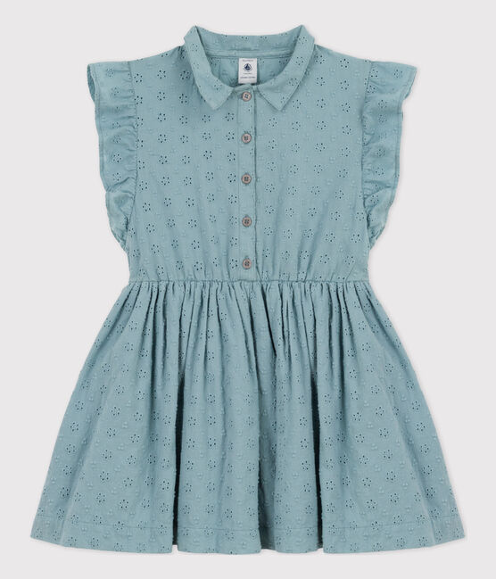 Girls' Broderie Anglaise Dress MIMI green