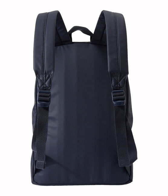 Boy's waterproof backpack SMOKING blue/MARSHMALLOW white
