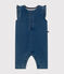 Babies' Sleeveless Denim Jumpsuit BLEU DELAVE blue