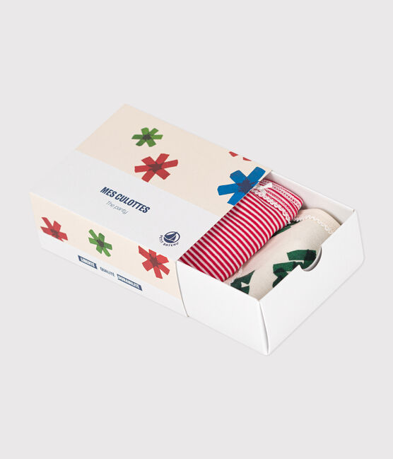 Girls' Christmas Cotton Briefs - 3-Pack variante 1