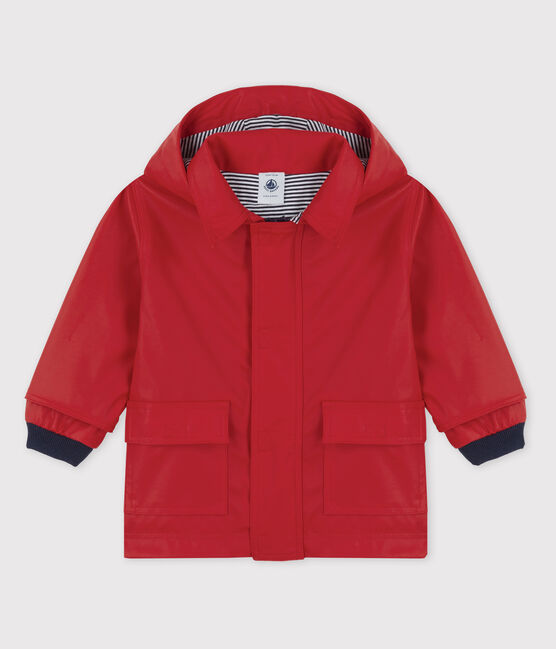 BABIES' ICONIC RECYCLED RAINCOAT TERKUIT red