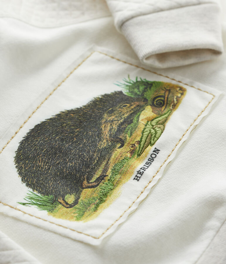 Baby Boys' Petit Bateau x Deyrolle Sweatshirt white/beige