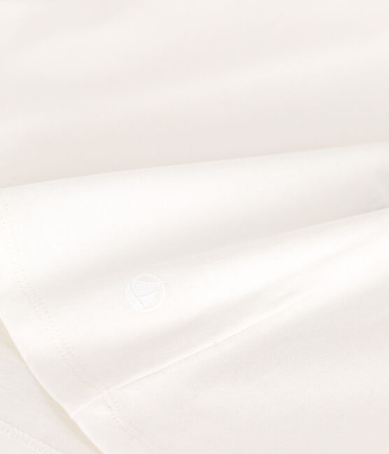Women's The Straight cotton T-Shirt MARSHMALLOW white