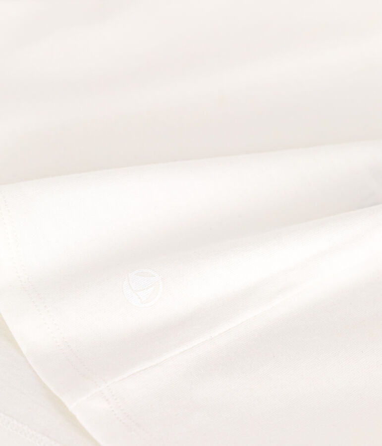 Women's The Straight cotton T-Shirt MARSHMALLOW white