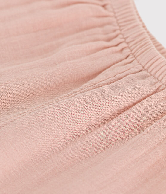 Babies' Cotton Gauze Trousers SALINE pink