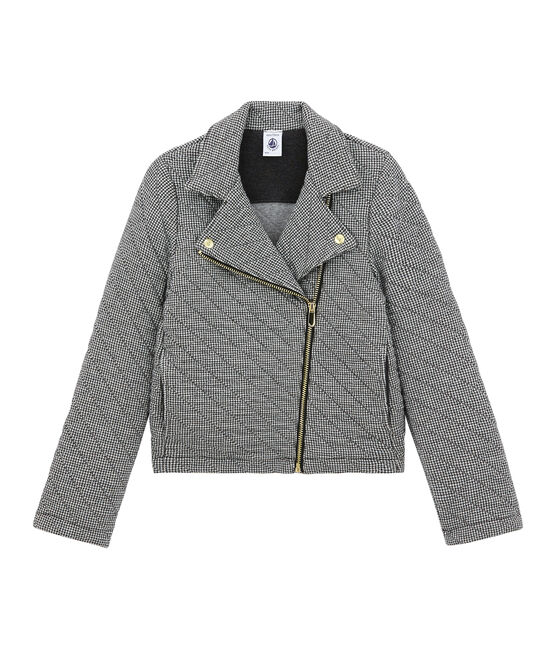 Girl's jacket CAPECOD grey/MARSHMALLOW white