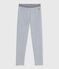 Children's legging-style plain cotton trousers FUMEE CHINE grey