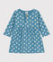 Babies' Long-Sleeved Thick Jersey Dress POLOCHON /MULTICO