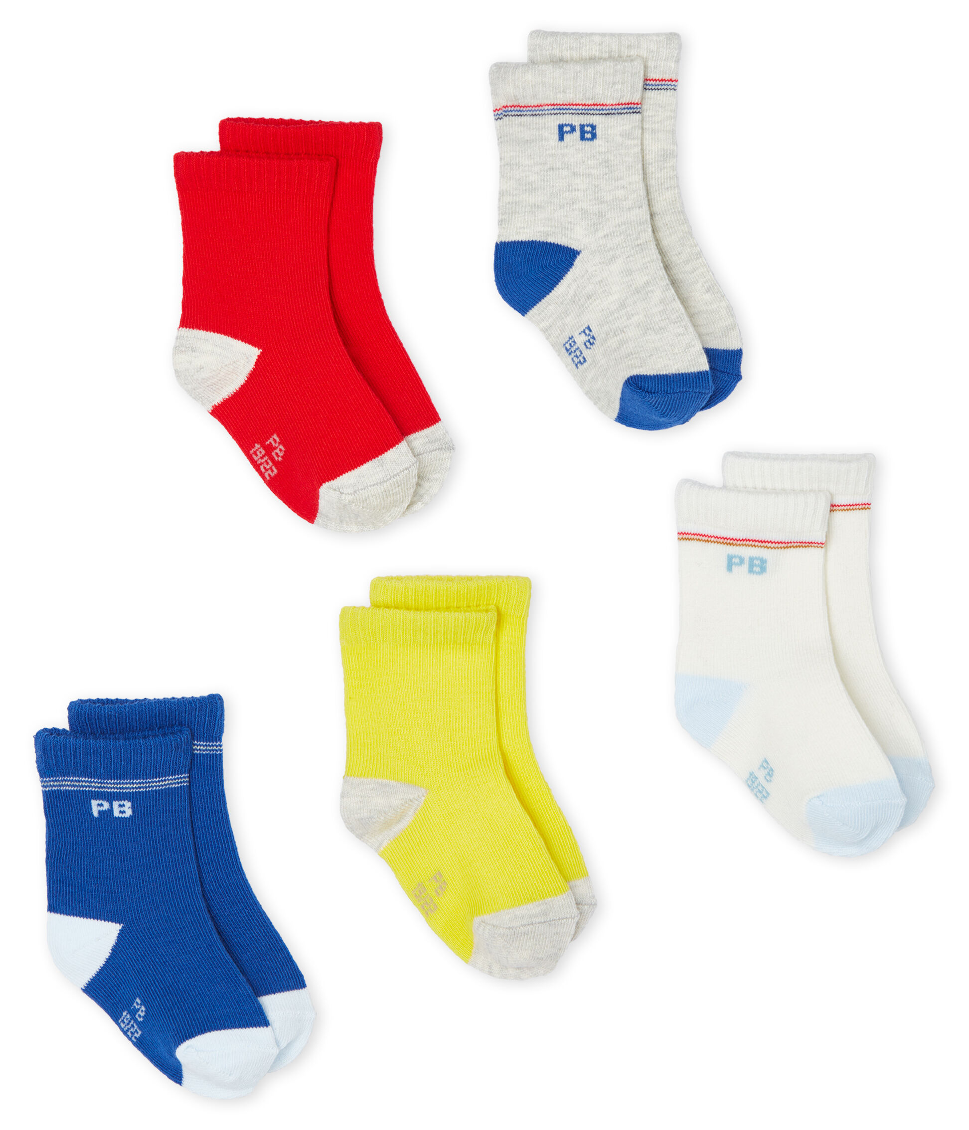 Petit Bateau Chaussettes, Lot de 5 Gar/çon