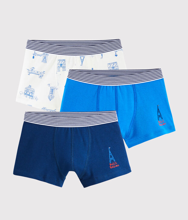 Boys' Paris Boxer Shorts - 3-Piece Set multicolor
