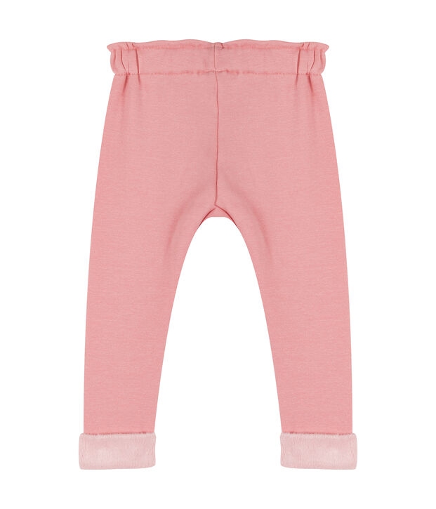 Baby Girls' Velour Knit Trousers pink