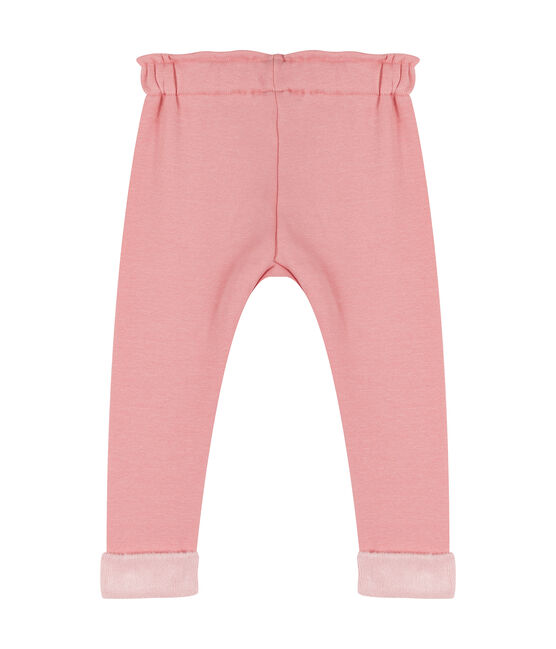 Baby Girls' Velour Knit Trousers CHARME CN pink