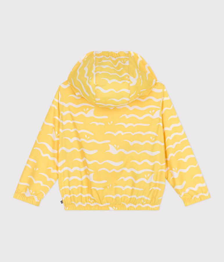 Children's Ultra-lightweight Windbreaker ORGE yellow/MARSHMALLOW white