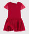 Girls' Short-Sleeved Dress TERKUIT red