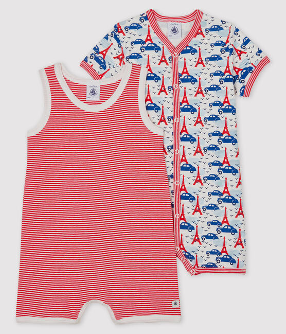 Baby Boys' Ribbed Playsuit - 2-Piece Set variante 1