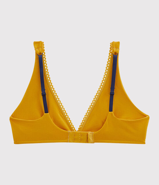 Women's Triangle Bra BOUDOR yellow