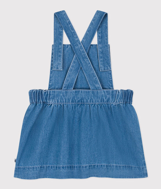 Babies' Sleeveless Light Denim Dress DENIM CLAIR blue