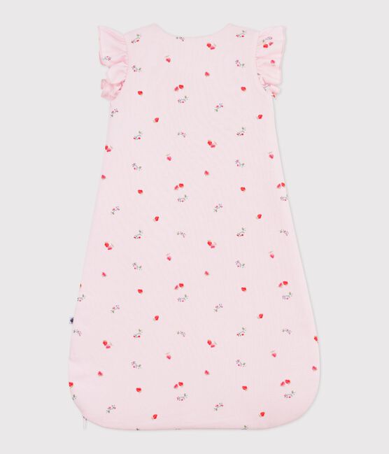 Babies' 2 TOG floral-print cotton sleeping bag BARELY pink/MULTICO