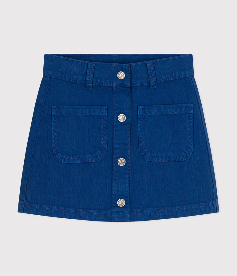 Girls' Denim Skirt blue