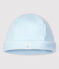 Babies' Organic Cotton Velour Bonnet TOUDOU blue