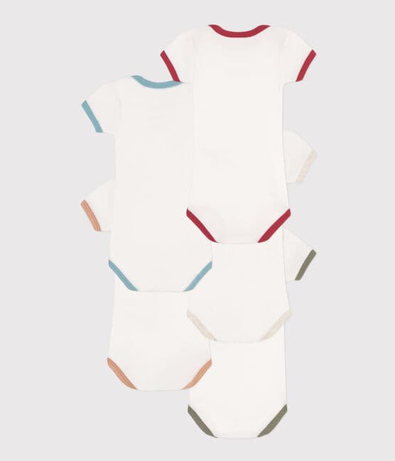 Short-Sleeved Cotton Youpi Bodysuits - Pack of 5 variante 1