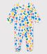 Babies' Floral Cotton Sleepsuit
