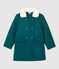 Girls' Woollen Coat PINEDE green