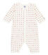 Baby Girls' Ribbed Footless Sleepsuit
