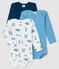Baby Boys' Long-Sleeved Bodysuit - 3-Piece Set variante 1