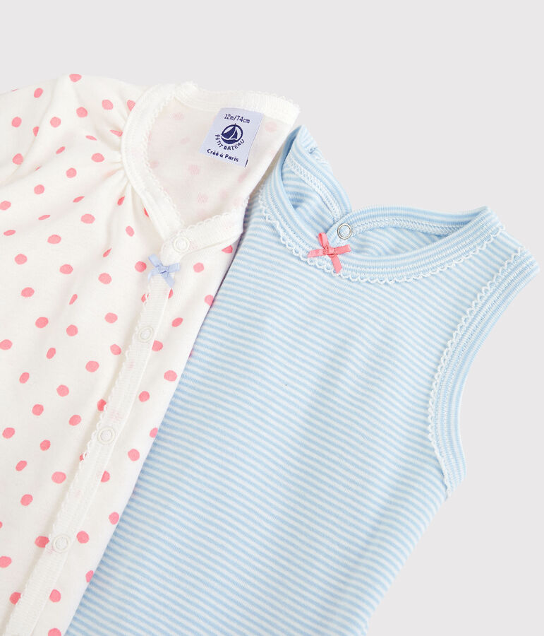 Cotton Playsuits - 2-Pack multicolor
