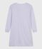 Women's nightdress in stripy cotton SQUAW white/MARSHMALLOW