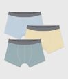 Pack of children's stripy cotton boxers