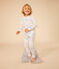 Children's Cotton Cloud and Rainbow Print Pyjamas MARSHMALLOW white/MULTICO white