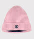 Children's knitted beanie hat lined in polar fleece