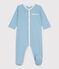 Babies' plain cotton pyjamas MIMI green