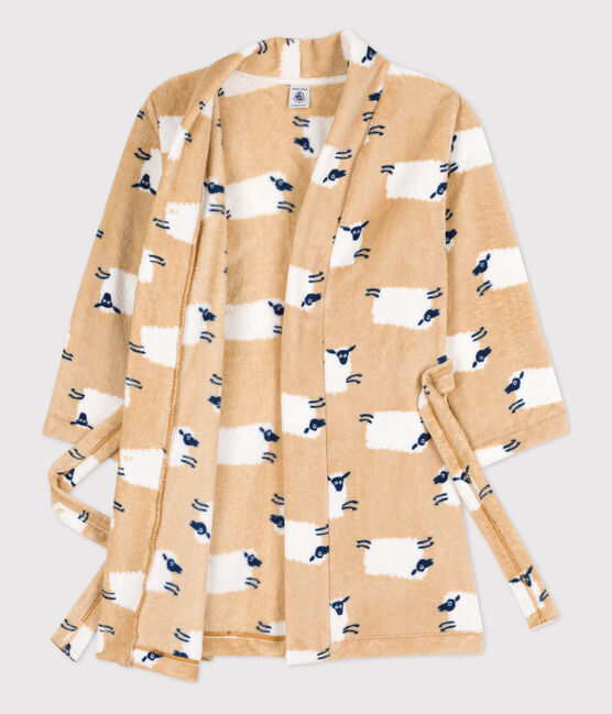 Children's Unisex Fleece Dressing Gown TRENCH /MULTICO