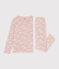 Children's Cloud Print Cotton Pyjamas SALINE /MARSHMALLOW