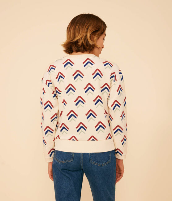 Women's Fleece Sweatshirt AVALANCHE white/MULTICO