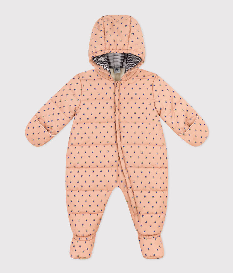 Babies' Patterned Snowsuit beige/multicolor