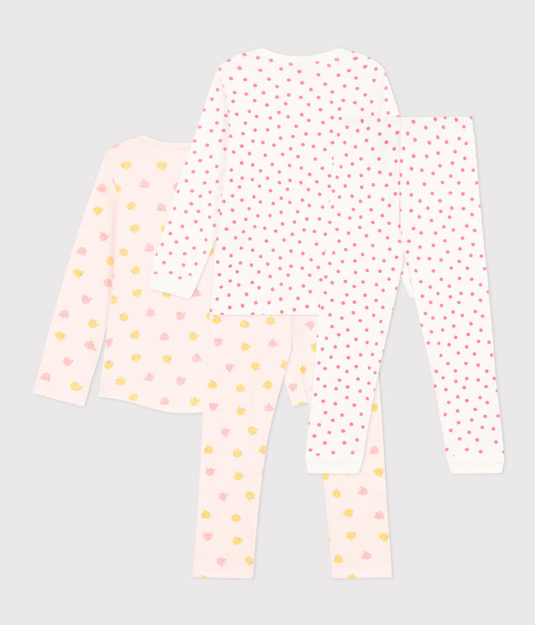 Girls' Panther and Dot Cotton Pyjamas - 2-Pack multicolor