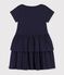 Children's short-sleeved plain cotton dress SMOKING