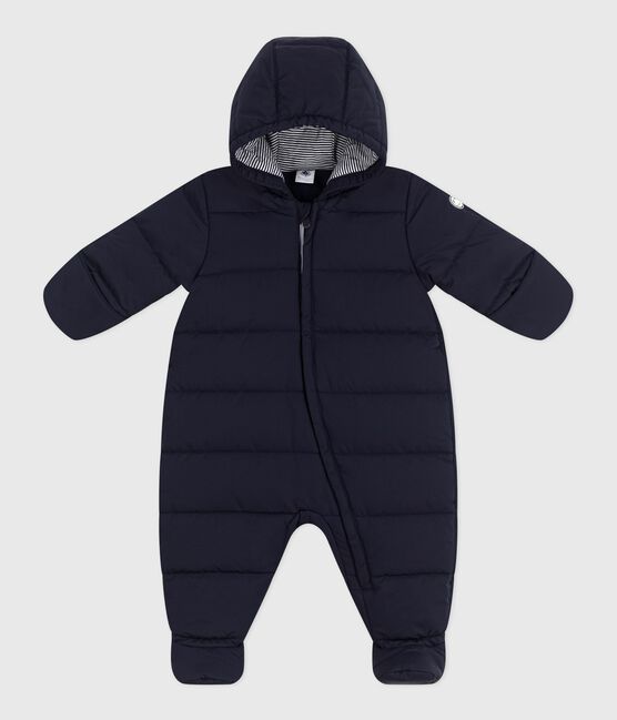 Babies' polyester snowsuit SMOKING blue